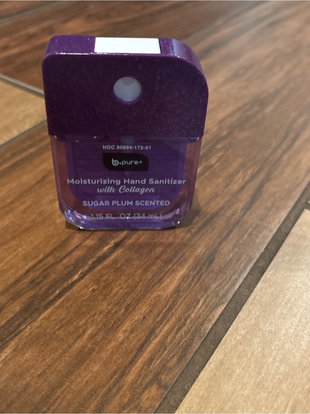 b.pure Sugar Plum Moisturizing Hand Sanitizer - Purple